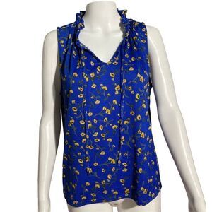 Womens Vibrant Blue Melloday Tank Top SZ M Medium